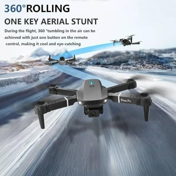Drone with 4k Camera Foldable 1080P HD Drone with FPV Live Video, Smart Gestures Selfie, Altitude Hold, One Key Take Off/Landing, 3D Flips for Kids and Adults