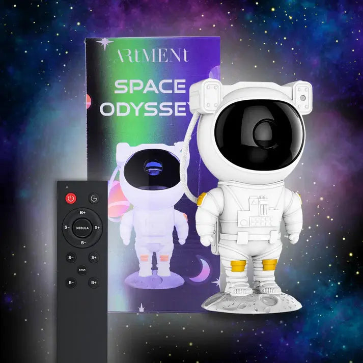Glowry Astronaut Galaxy Light Projector