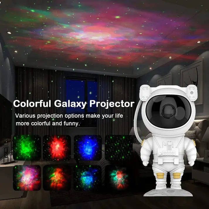 Glowry Astronaut Galaxy Light Projector